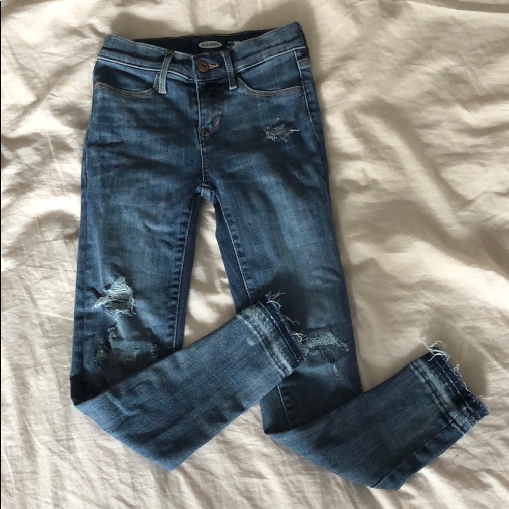 Old Navy dark wash ballerina jeggings